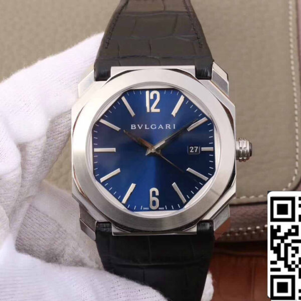 Bvlgari Octo 102429 BGO38C3SLD 1:1 Best Edition Dark Blue Dial