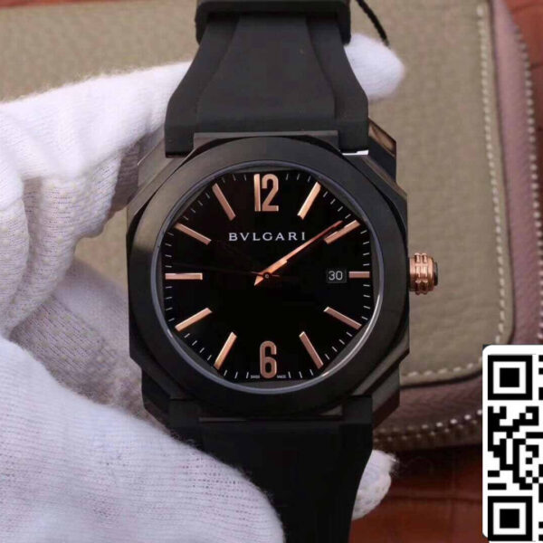 Bvlgari Octo 102581 BGO41BBSVD 1:1 Best Edition Black Dial