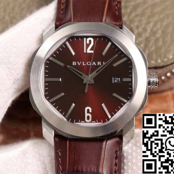 Bvlgari Octo 102705 1:1 Best Edition BV Factory Reddish Brown Dial