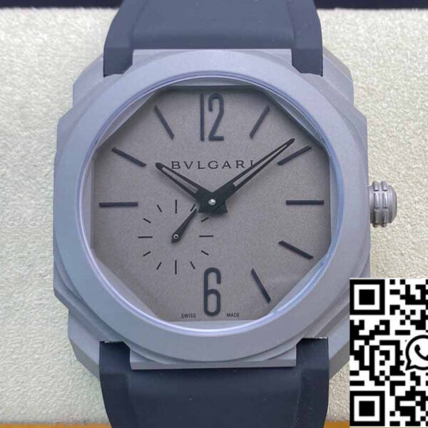 Bvlgari Octo Finissimo 1:1 Best Edition BV Factory V2 Rubber Strap