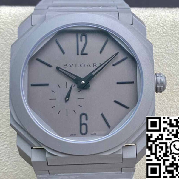Bvlgari Octo Finissimo 102713 BGO40C14TTXTAUTO 1:1 Best Edition BV Factory Silver Gray Dial