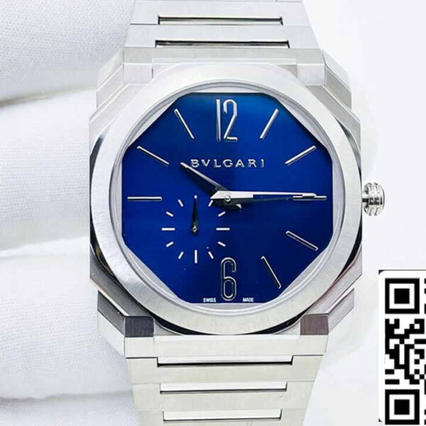 Bvlgari Octo Finissimo 103431 1:1 Best Edition BV Factory Blue Dial