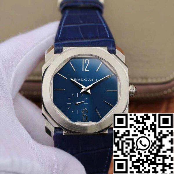Bvlgari Octo Finissimo Extra Thin Automatic 103035 Blue Dial Men’s Watch 1:1 Best Edition Swiss BVL193