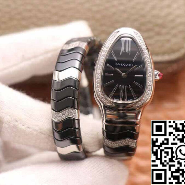 Bvlgari Serpenti 102129 1:1 Best Edition BV Factory Stainless Steel Diamond