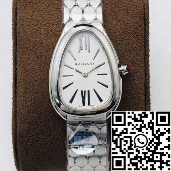 Bvlgari Serpenti 103141 1:1 Best Edition BV Factory Silver White Dial