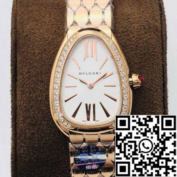Bvlgari Serpenti 103146 1:1 Best Edition BV Factory Silver White Dial
