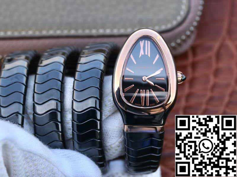 Bvlgari Srpenti Spiga 102885 1:1 Best Edition BV Factory Rose Gold No Diamond Swiss Quartz Movement