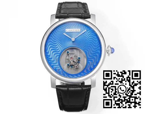 Cartier Rotonde Tourbillon Mysterieux 45mm Blue Dial – VIP Version