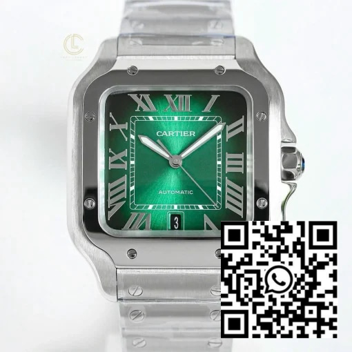 Cartier Santos Green Dial WSSA0029 Miyota.9015 Steel – VIP Version
