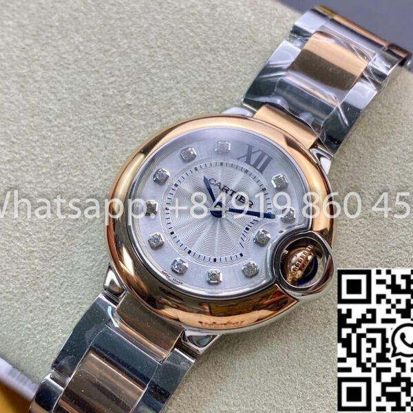 Ballon Bleu De Cartier 28MM W3BB0005 1:1 Best Edition V6 Factory Diamond Dial