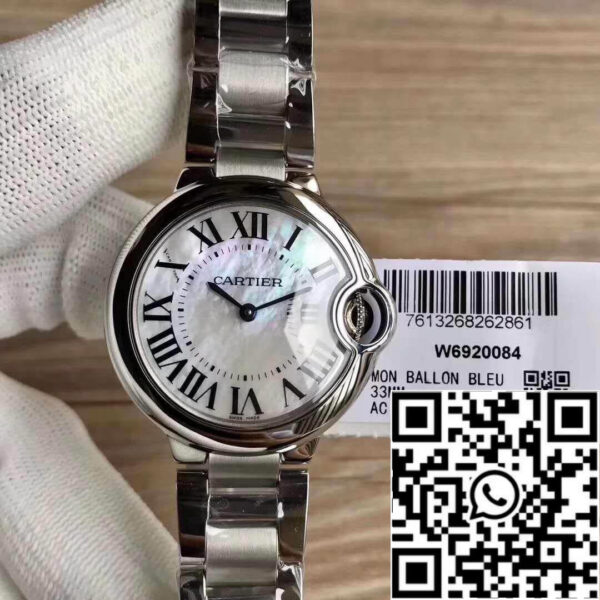 Ballon Bleu De Cartier 33 W6920084 V6 Factory 1:1 Best Edition Swiss Ronda Quartz