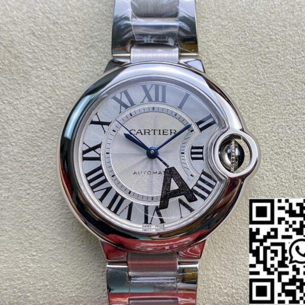 Ballon Bleu De Cartier 33MM W6920071 1:1 Best Edition V6 Factory White Dial
