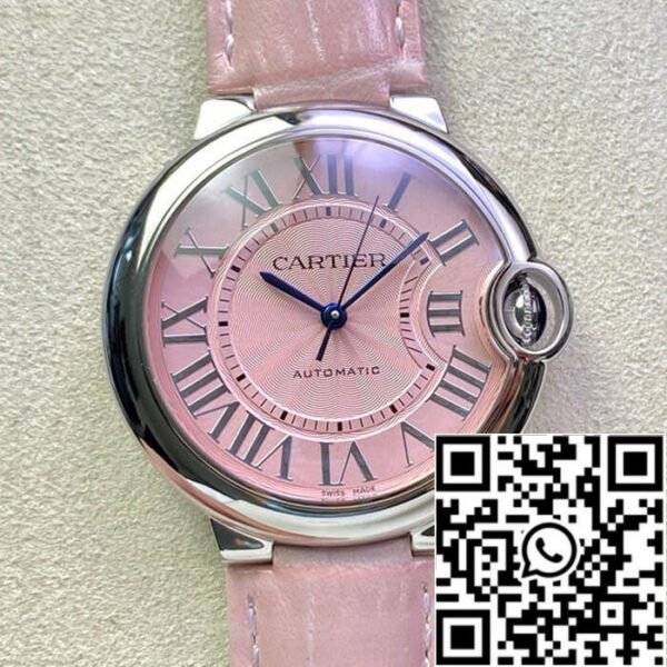 Ballon Bleu De Cartier 36MM WSBB0007 1:1 Best Edition 3K Factory Leather Strap