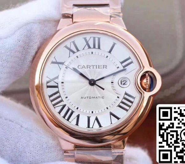 Ballon Bleu De Cartier 42MM W69006Z2 V9 Factory 1:1 Best Edition Swiss ETA2671 Silver Textured Dial