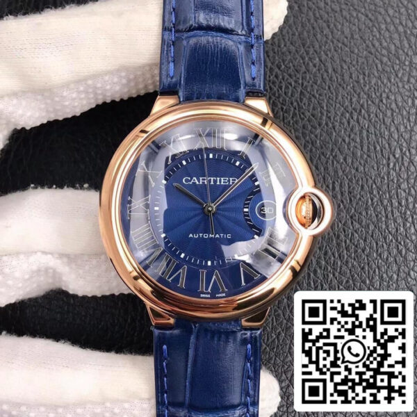 Ballon Bleu De Cartier 42MM WGBB0036 1:1 Best Edition V6 Factory Rose Gold