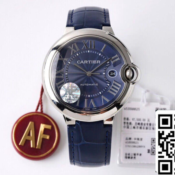 Ballon Bleu De Cartier 42MM WSBB0027 1:1 Best Edition AF Factory Blue Dial
