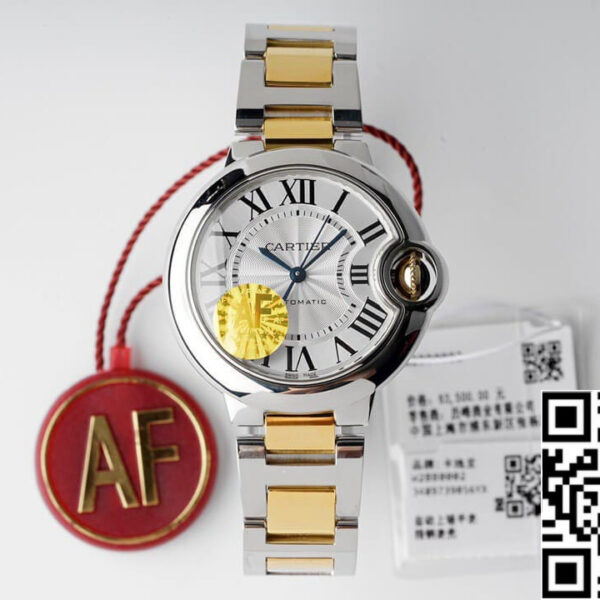 Ballon Bleu De Cartier W2BB0002 33MM 1:1 Best Edition AF Factory White Dial