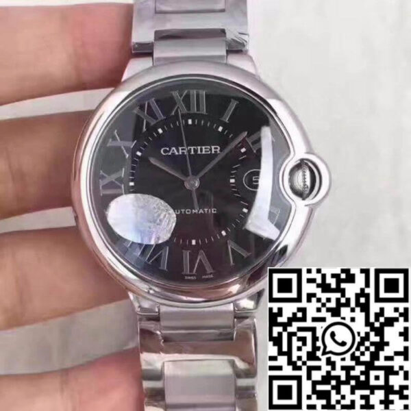 Ballon Bleu De Cartier W6920042 V6 Factory Mechanical Watches 1:1 Best Edition Swiss ETA2824-2 Black Dial
