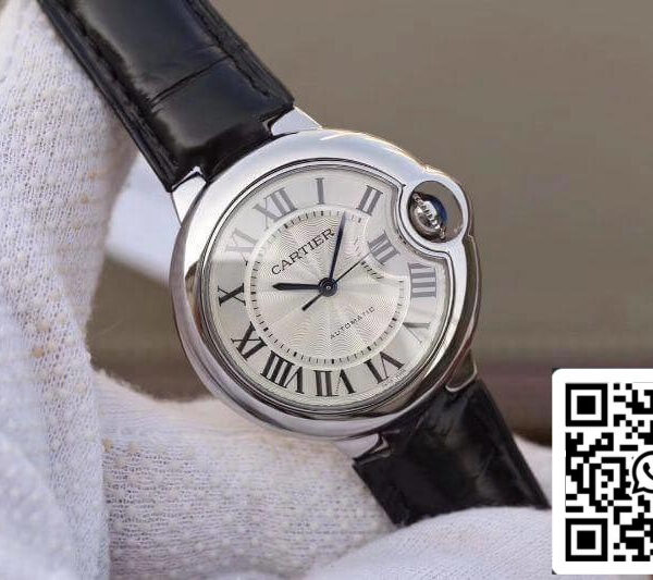 Ballon Bleu De Cartier W6920086 33mm 1:1 Best Edition White Textured Dial Swiss ETA 2671