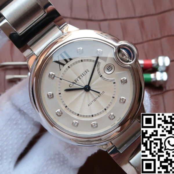 Ballon Bleu De Cartier WE902075 1:1 Best Edition JF Factory Silver Dial