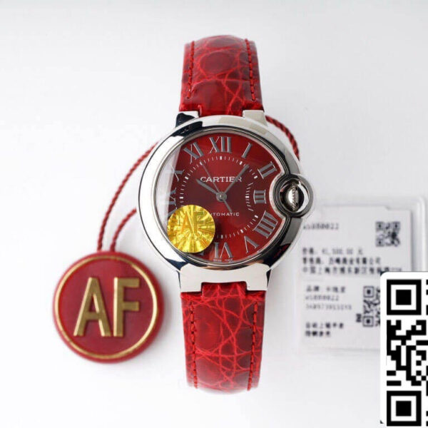 Ballon Bleu De Cartier WSBB0022 33MM 1:1 Best Edition AF Factory Red Dial