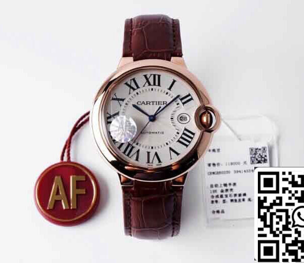 Replica Ballon Bleu De Cartier 42MM WGBB0030  AF Factory Rose Gold Case
