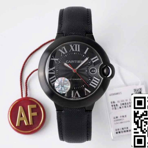 Replica Ballon Bleu De Cartier 42MM WSBB0015 Best Edition AF Factory Black Dial