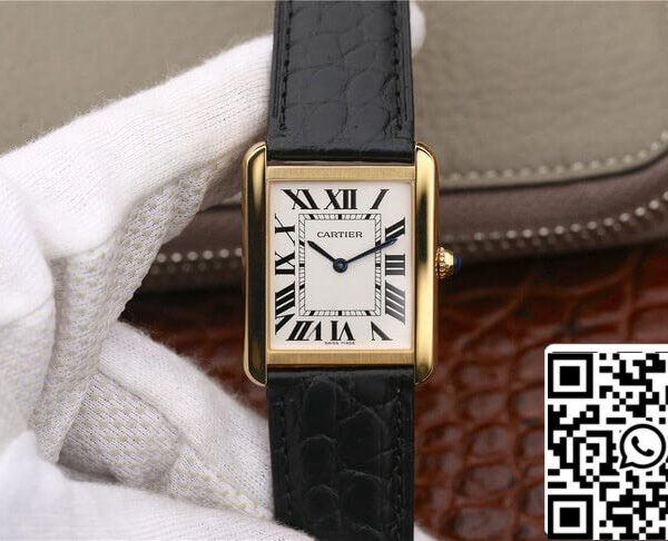 Cartier Tank W5200002 1:1 Best Edition K11 Factory Gold Case