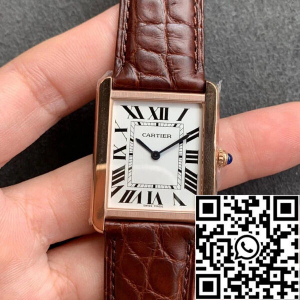 Cartier Tank W5200024 1:1 Best Edition K11 Factory Rose Gold