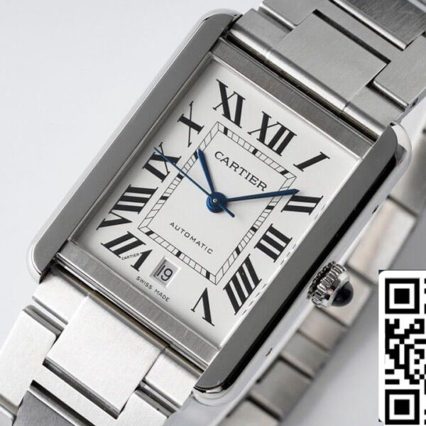 Cartier Tank W5200028 1:1 Best Edition AF Factory Stainless Steel
