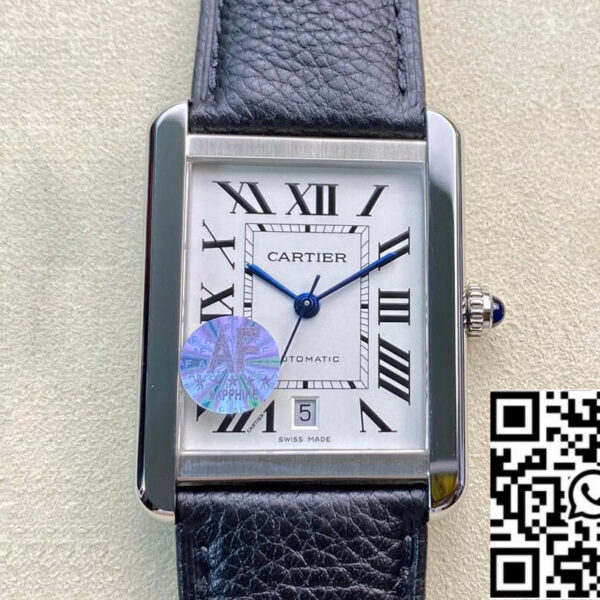 Cartier Tank WSTA0029 1:1 Best Edition AF Factory White Dial