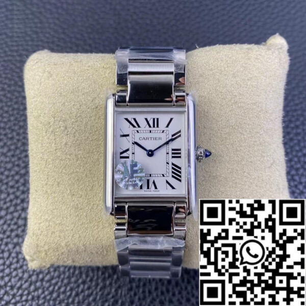 Cartier Tank WSTA0052 1:1 Best Edition AF Factory Stainless Steel Case