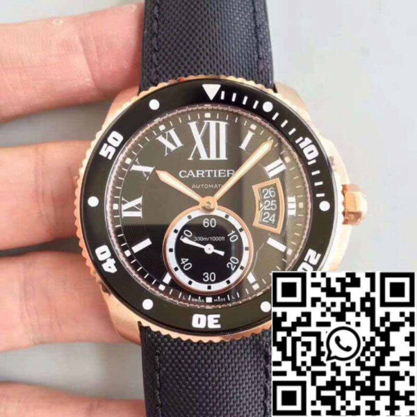 Calibre De Cartier Diver W7100052 JF Factory 1:1 Best Edition Swiss ETA9015