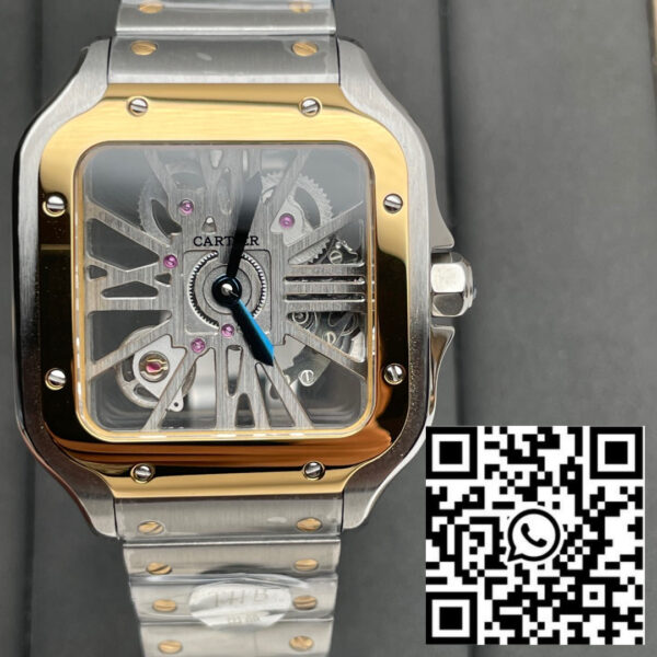 Cartier santos Skeleton WR007017 40mm  THB Factory 1:1 Best Clone Super Clone