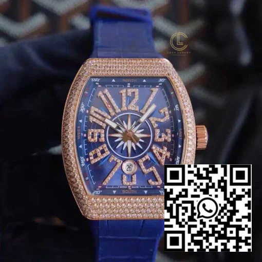 Franck Muller VANGUARD V 45 SC DT D NBR CD YACHTING 45mm Rose Gold – VIP Version