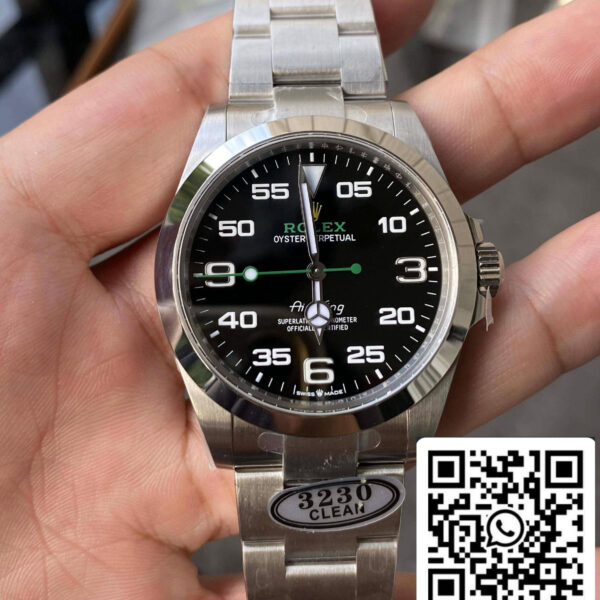 Rolex Air King M126900-0001 1:1 Best Edition Clean Factory Black Dial