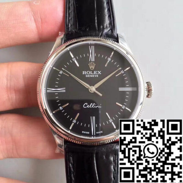 Rolex Cellini 50509 MKS Factory Black Dial 1:1 Best Edition Swiss ETA3132