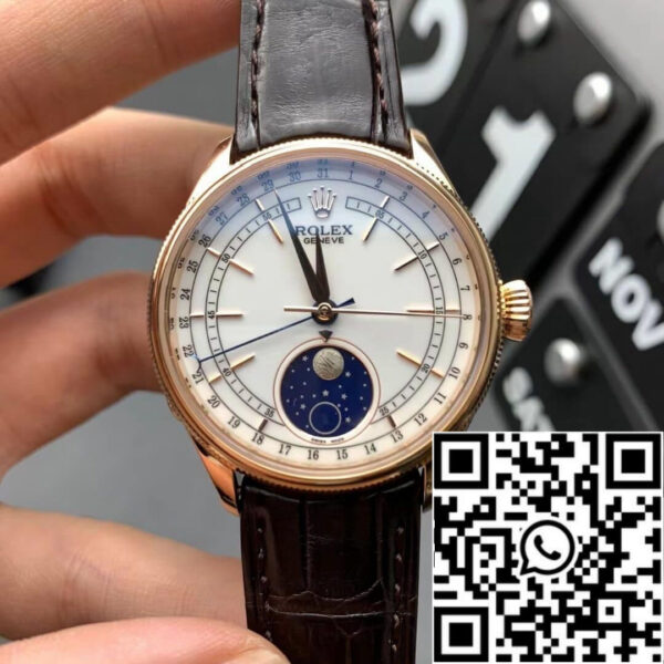 Rolex Cellini M50535-0002 1:1 Best Edition KZ Factory White Dial