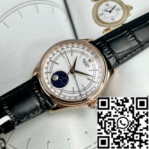 Rolex Cellini Moonphase 50535 18k rose gold filled KZ Factory