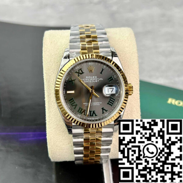 Replica Rolex Datejust 36 126233 Wimbledon Dial Best 1:1 Edition VS Factory