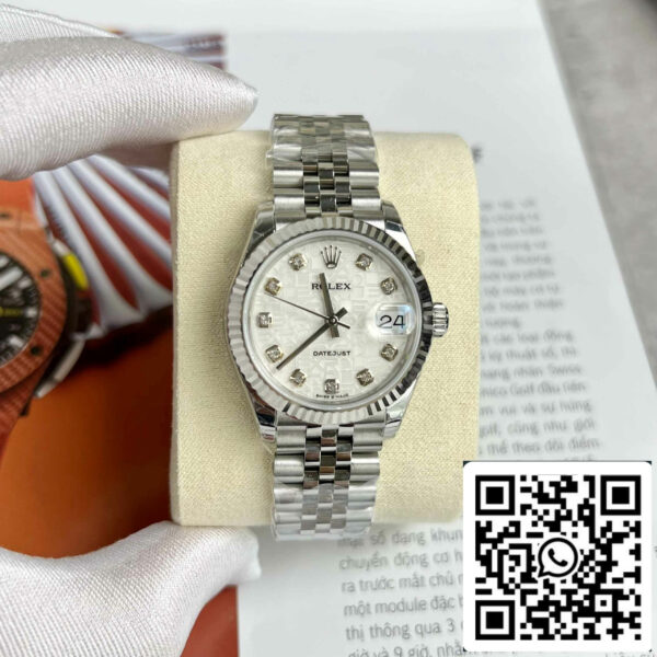 Replica Rolex Datejust M278274-0006 Oystersteel Meteorite dial 31mm EW Factory
