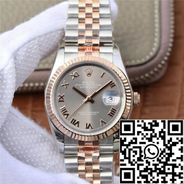 Rolex Datejust 116231-0087 36MM 1:1 Best Edition GM Factory Silver Dial