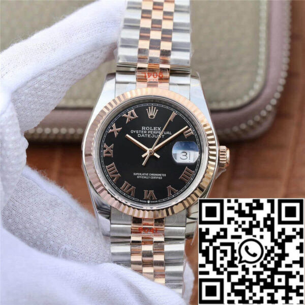 Rolex Datejust 116231 36MM 1:1 Best Edition GM Factory Black Dial