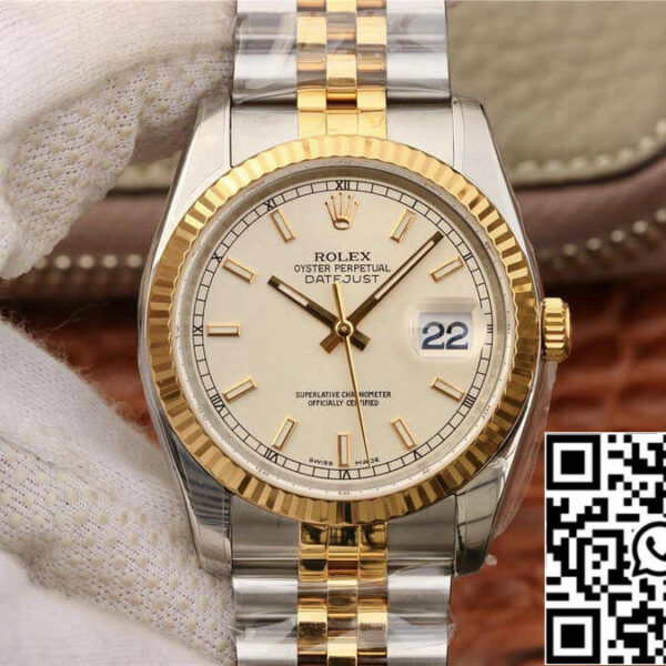 Rolex Datejust 116233 36mm Jubilee Strap AR Factory Yellow Gold