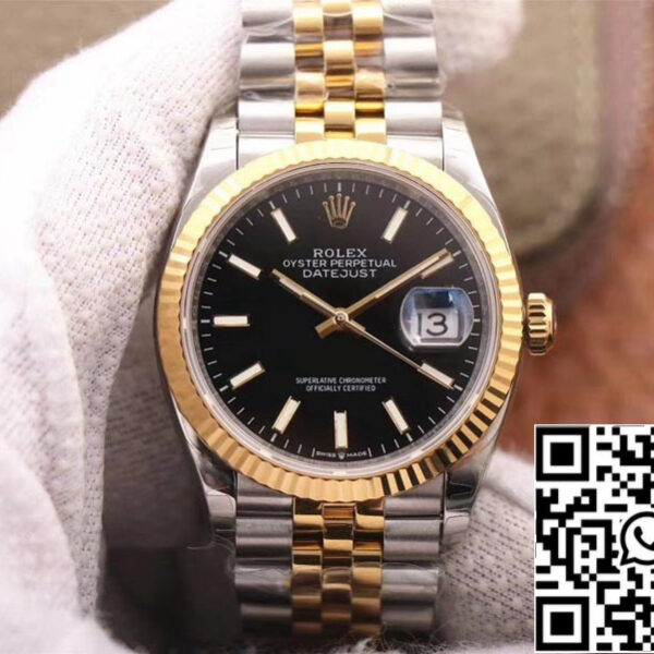 Rolex Datejust 126233 1:1 Best Edition EW Factory Black Dial Swiss ETA3235