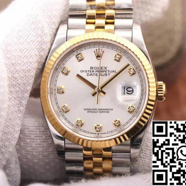 Rolex Datejust 126233 1:1 Best Edition EW Factory White Dial Swiss ETA3235