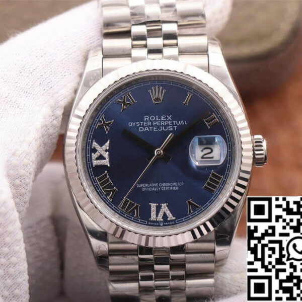 Rolex Datejust 126234 1:1 Best Edition EW Factory Blue Dial