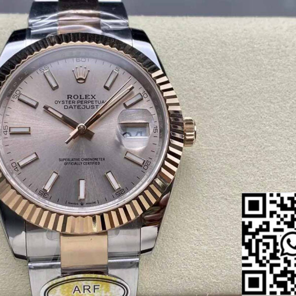 Rolex Datejust 126331-0009 Oyster Strap ARF Factory 1:1 Best Edition electroplated with 18k gold