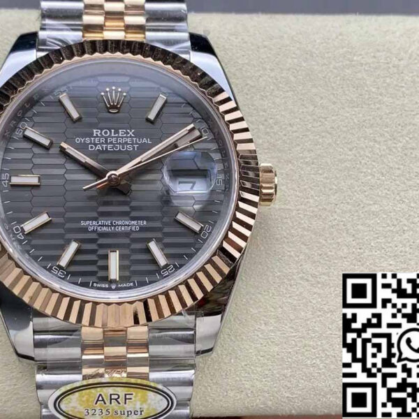 Rolex Datejust 126331-001 Jubilee Strap ARF Factory 1:1 Best Edition electroplated with 18k gold