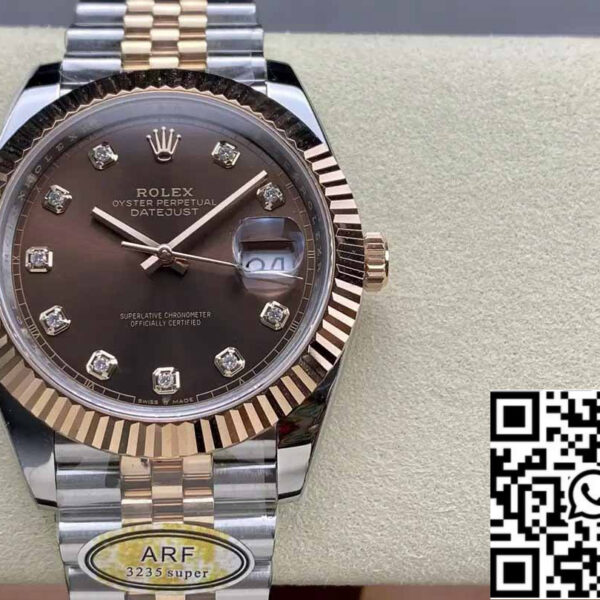 Rolex Datejust 126331-004 ARF Factory 1:1 Best Edition electroplated with 18k gold